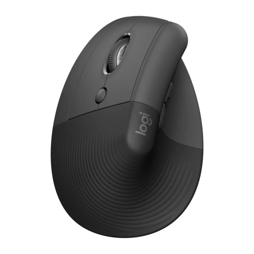 Mouse Logitech Lift Vertical Ergonomic Inalambrico Bluetooth + Receptor Para Zurdos