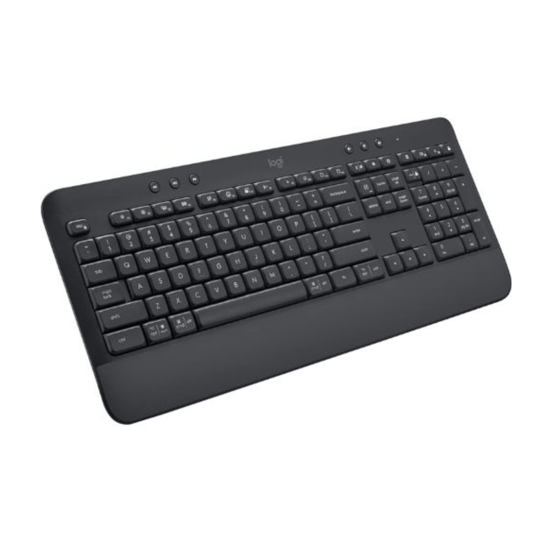 Teclado Logitech K650 Signature Membrana Bluetooth Ingles