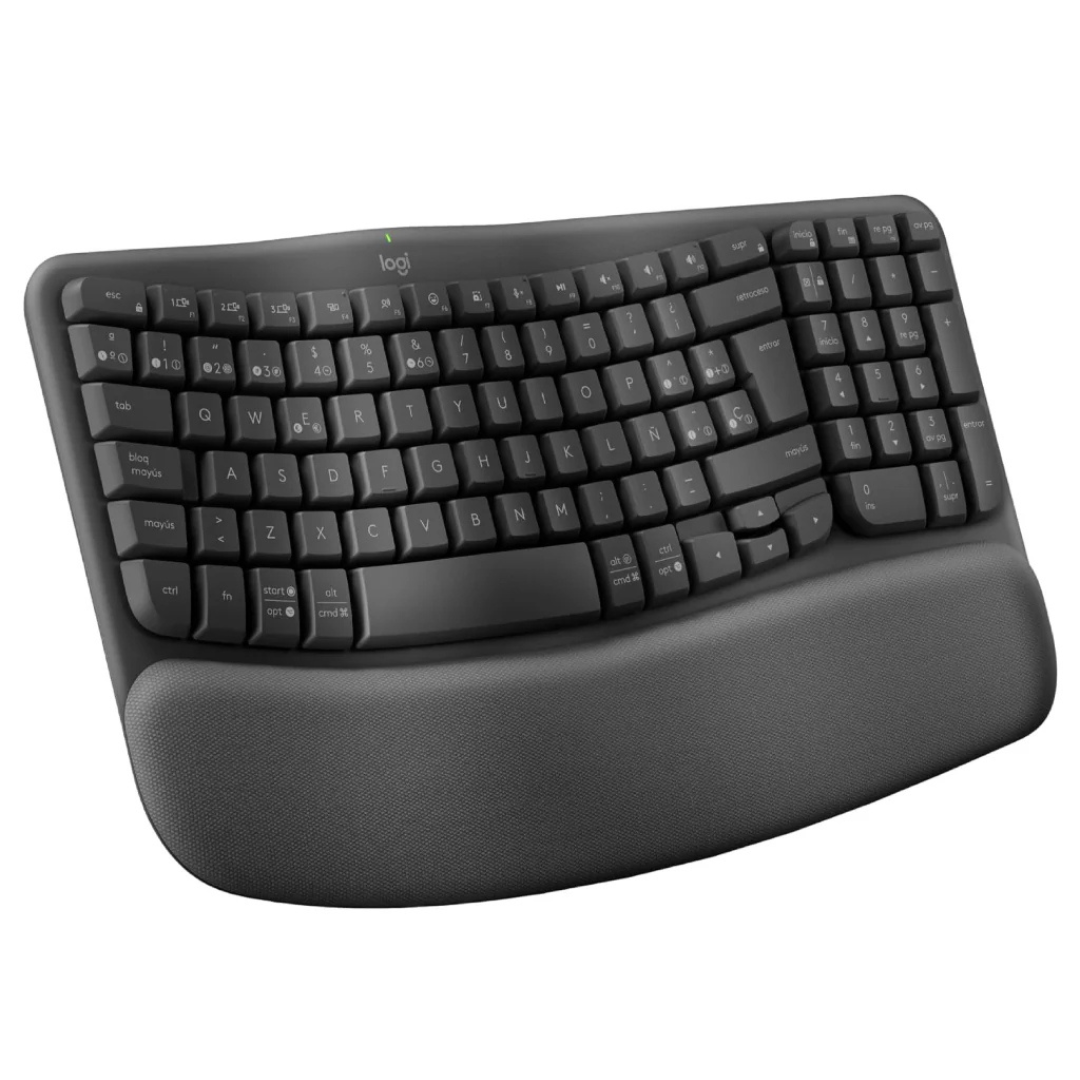 Teclado Logitech Ergo Wave Keys Membrana Bluetooth Español