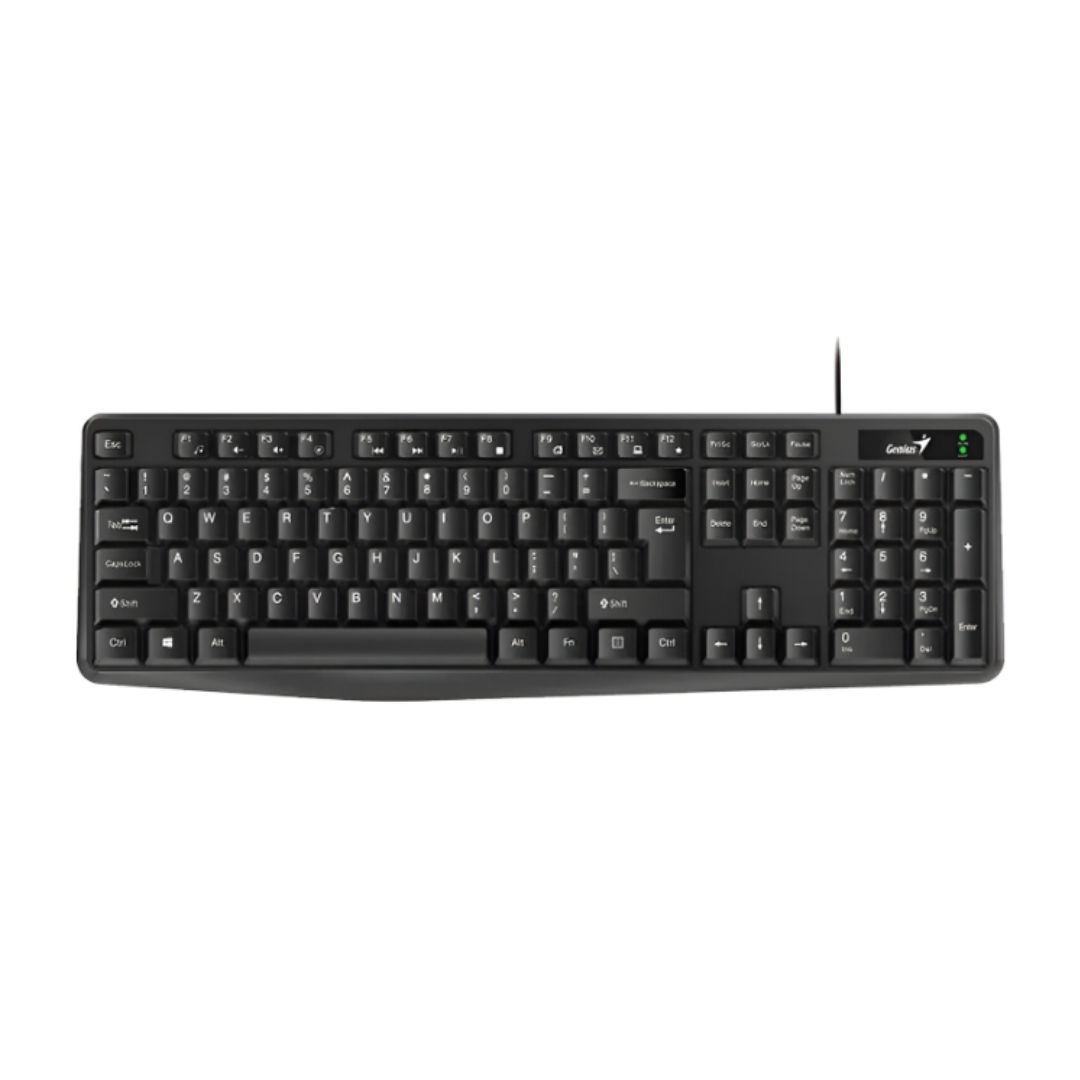 TECLADO GENIUS KB-117 MEMBRANA ALAMBRICO ESPAÑOL 31310016401 NEGRO