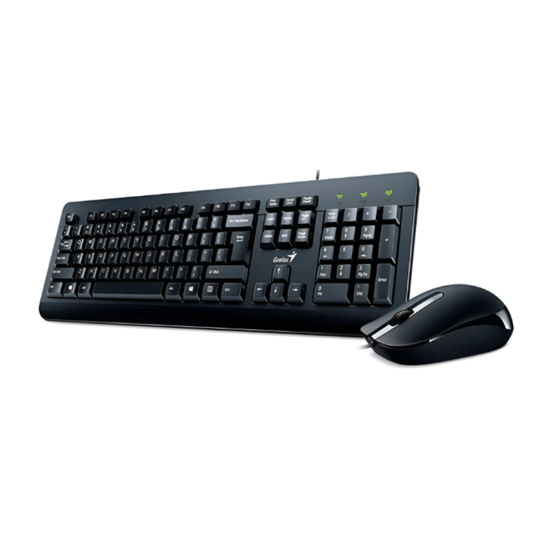 TECLADO Y MOUSE GENIUS KM-160 SP USB BLACK 31330001414