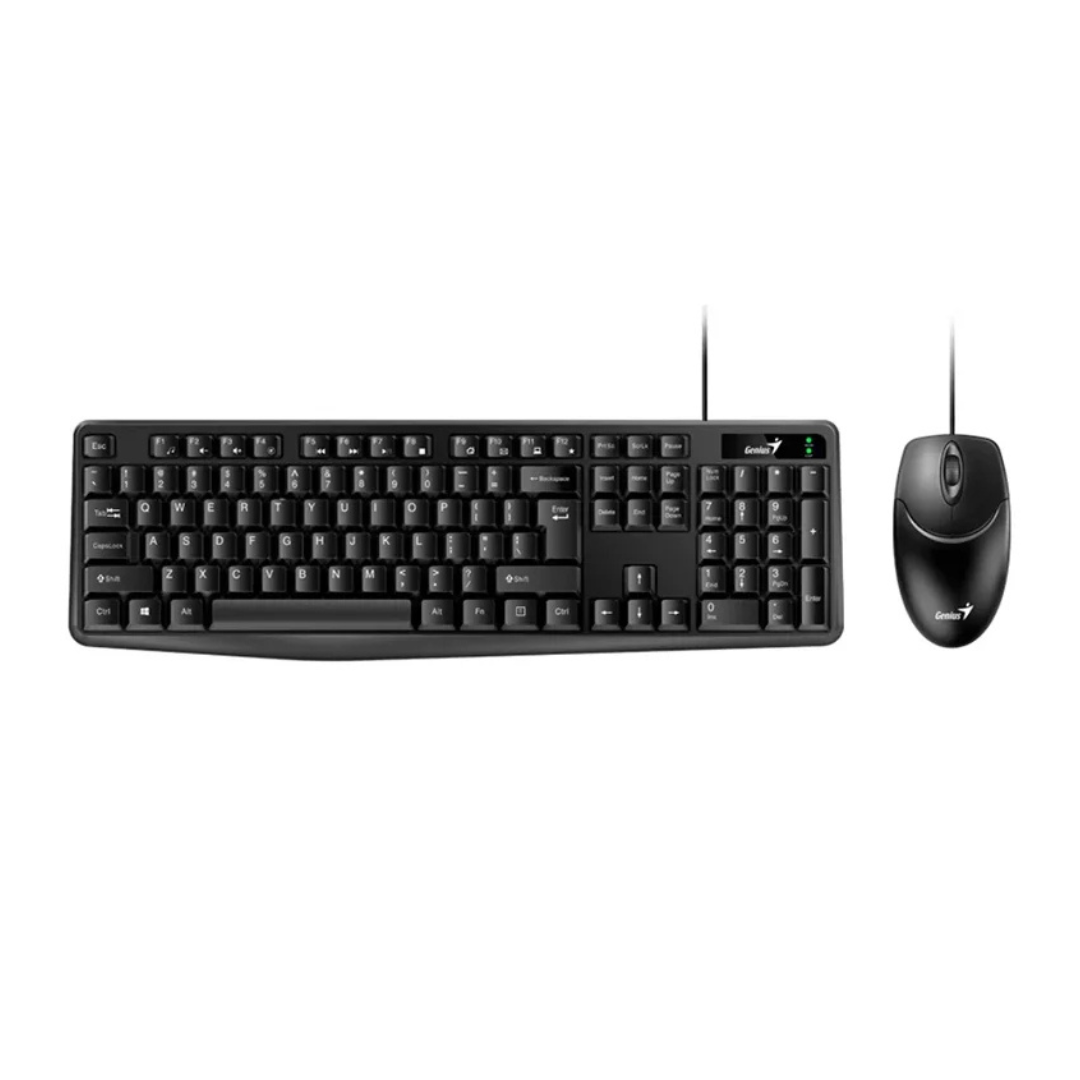 TECLADO Y MOUSE GENIUS KM-170 SP USB BLACK 31330006402