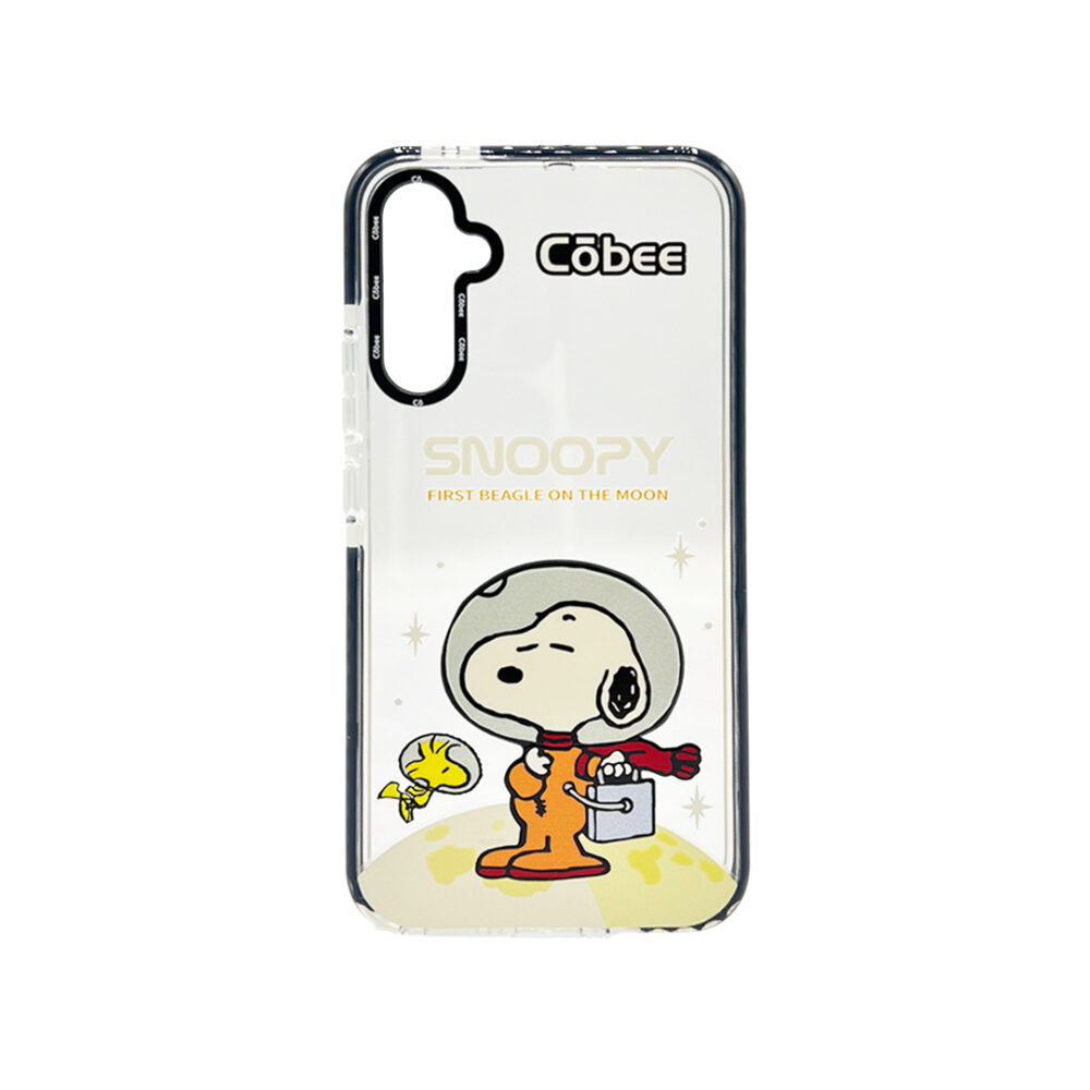 Cōbee Log Samsung A34 Snoopy Nasa / Borde Negro