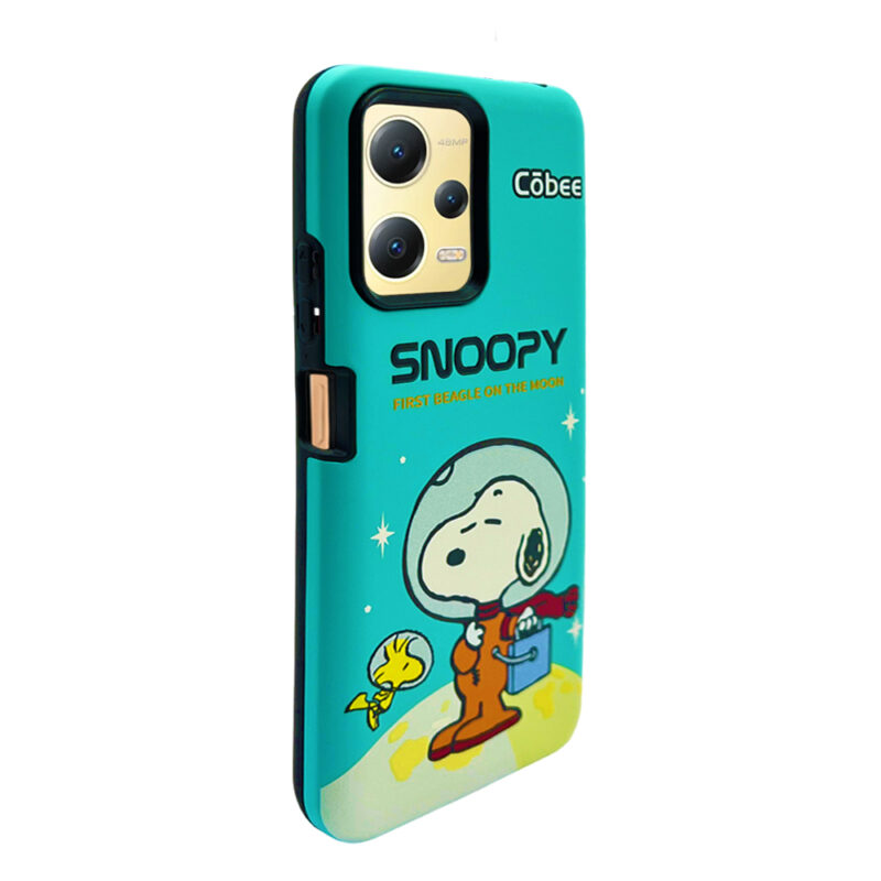 Cōbee Inc Xiaomi Redmi Note 12 5G Snoopy Nasa / Turquesa - Imagen 2