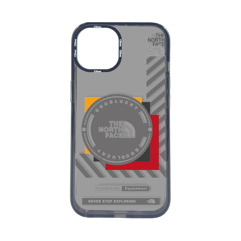 Cōbee Log Iphone 13/14  North Face Negro