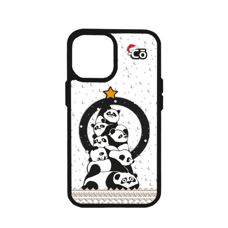 Côbee Canvas MagSafe iPhone 11 Panda Tree / Negro - Imagen 2