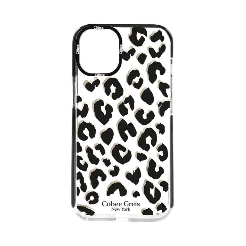 Côbee Log iPhone 13/14 Animal Print Borde Negro - Imagen 2