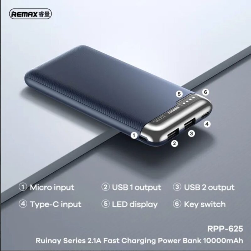 Bateria Remax RPP-625 10.000 mAh - Imagen 3