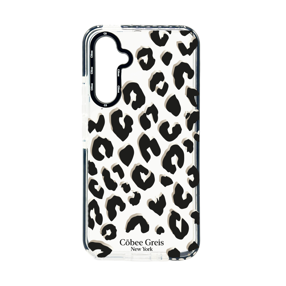 Côbee Log Samsung A34 Animal Print Borde Negro