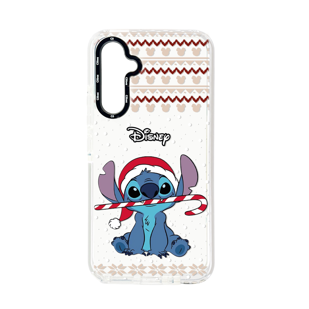 Côbee Log Samsung A34 Christmas Stitch Borde Blanco