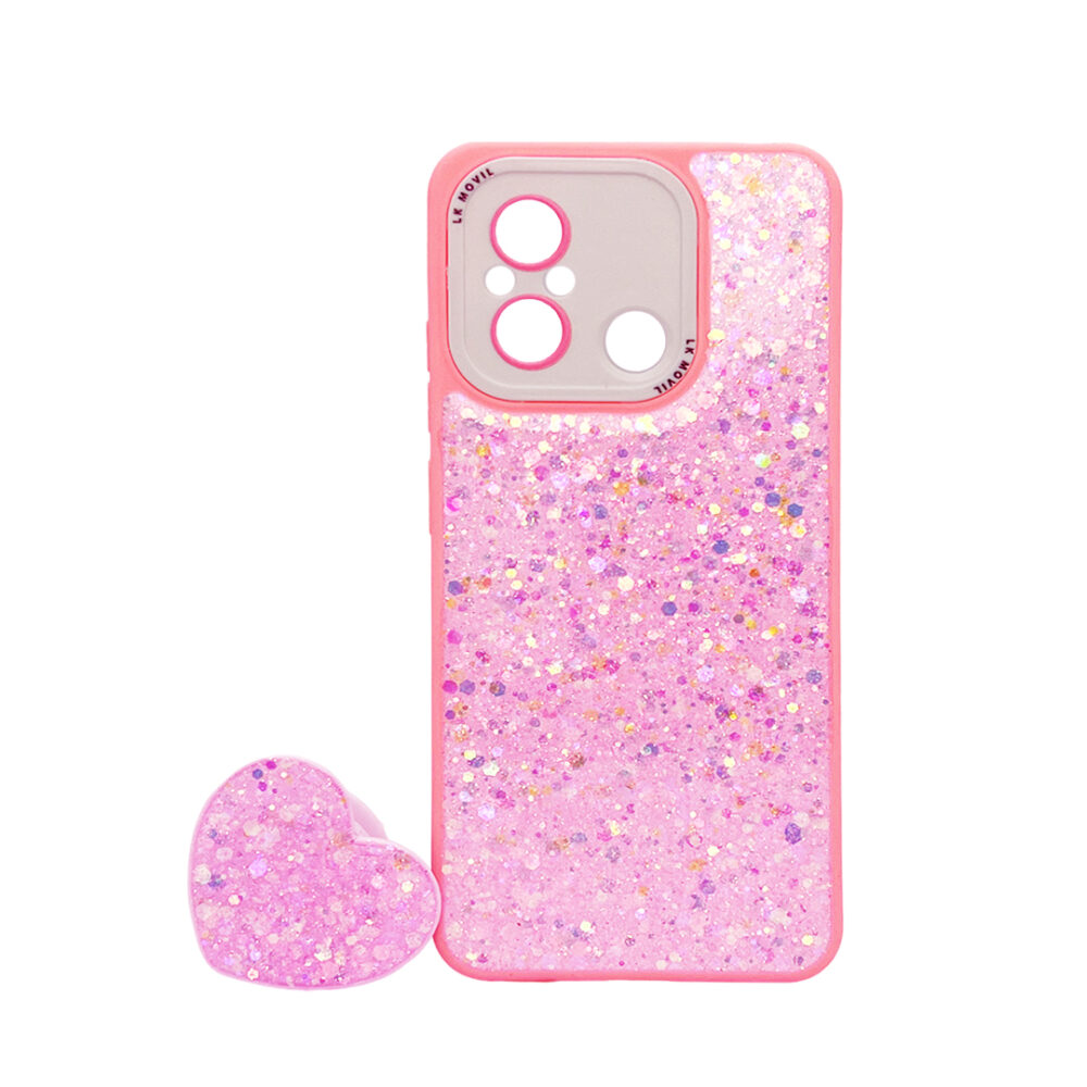 Estuche Frost Pop Xiaomi Redmi 12C Rosado