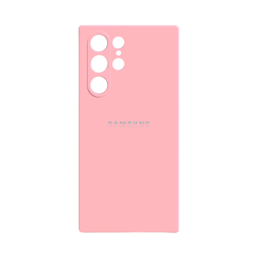 Estuche Silicon Samsung S24 Ultra Rosa