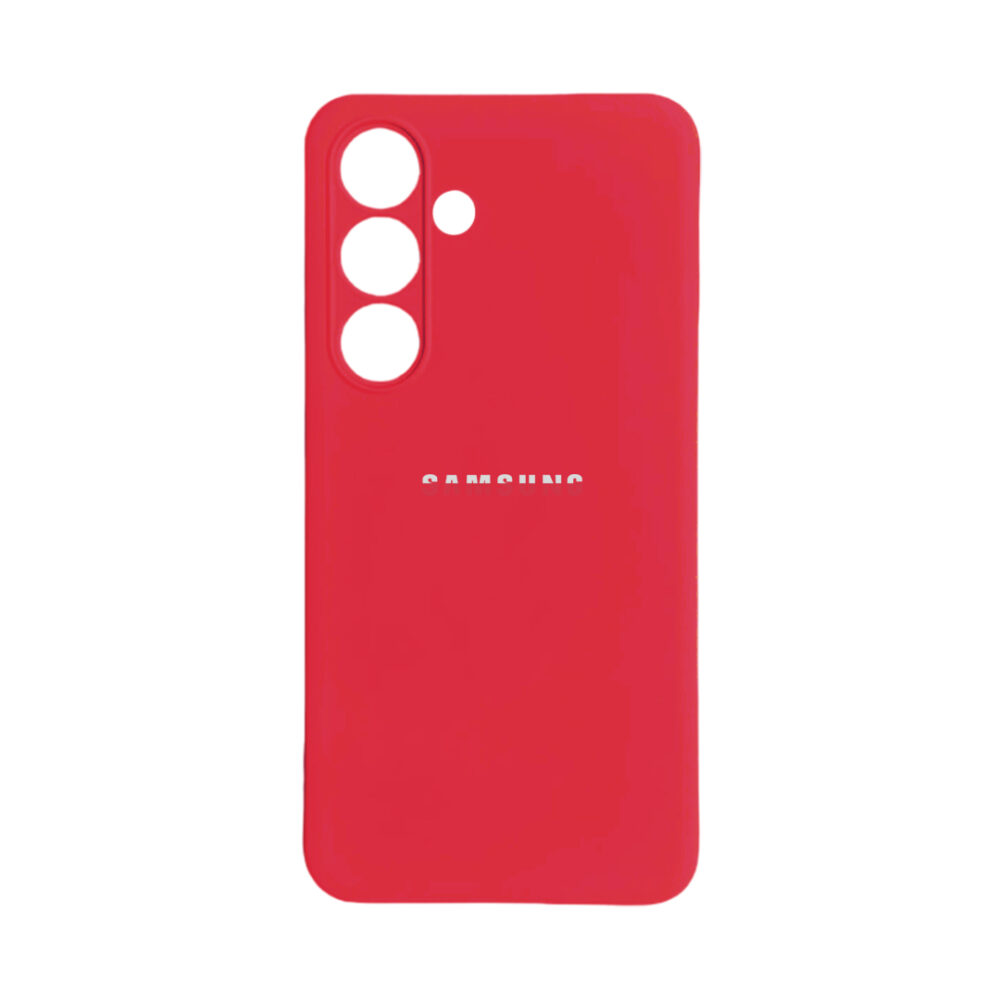 Estuche Silicon Samsung S24 Rojo
