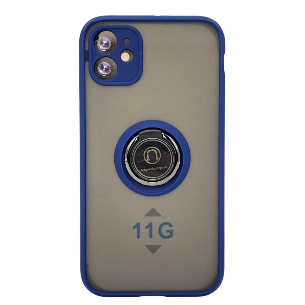 Estuche Anillo Iphone 11 Azul