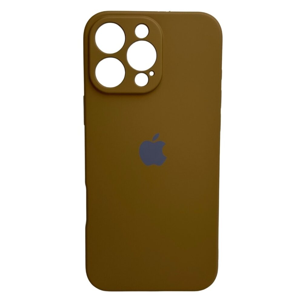 Estuche Silicon Iphone 16 Pro Cafe Claro