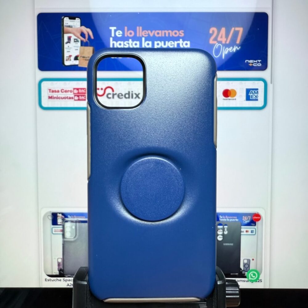 Estuche Box PopSocket Iphone 11 Pro max Azul