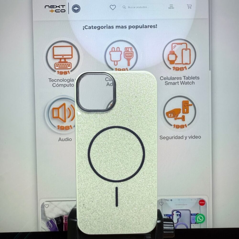 Estuche MagSafe Iphone 13/14 Blanco