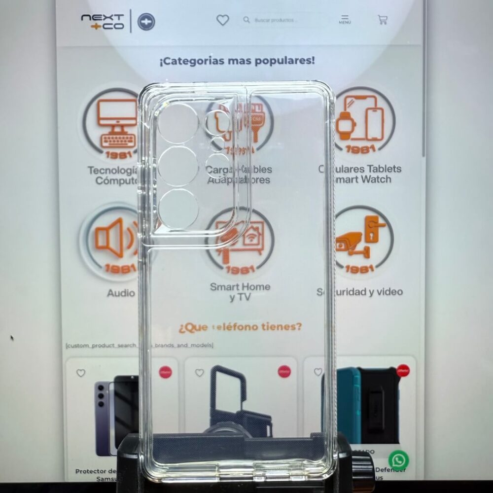 Estuche Space Cristal Samsung S25 Ultra Transparente
