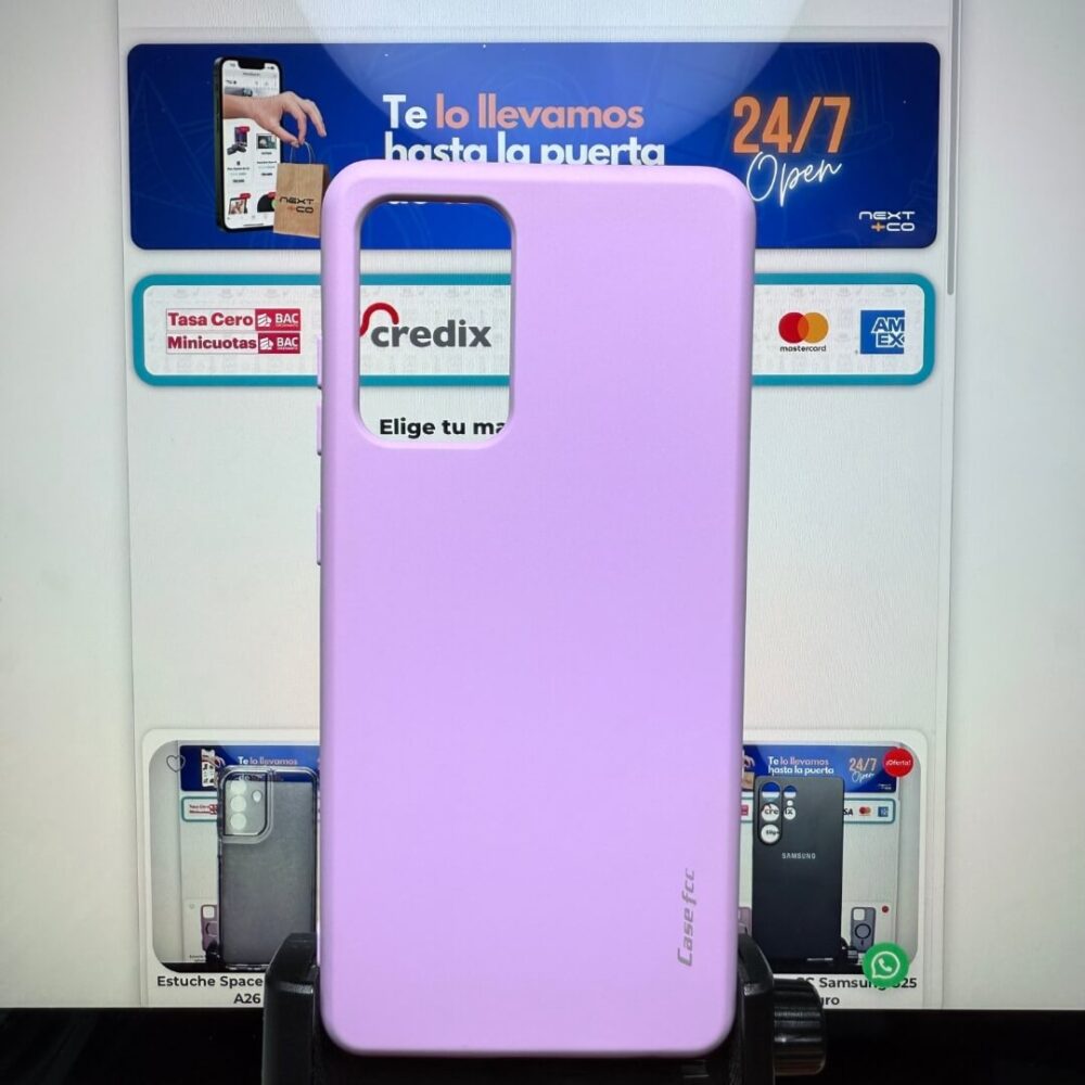 Estuche Basico Silicon Samsung A52 lila