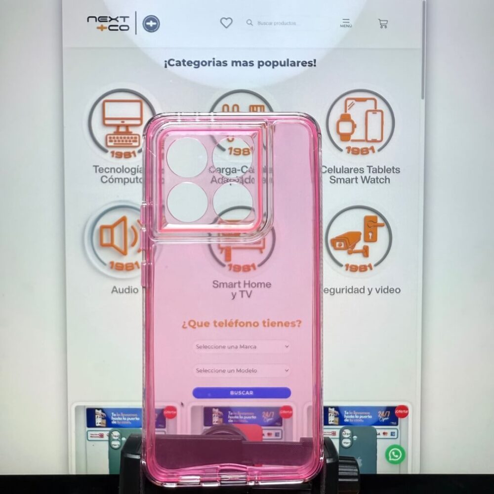 Estuche Space Cristal Xiaomi 14T Rosa