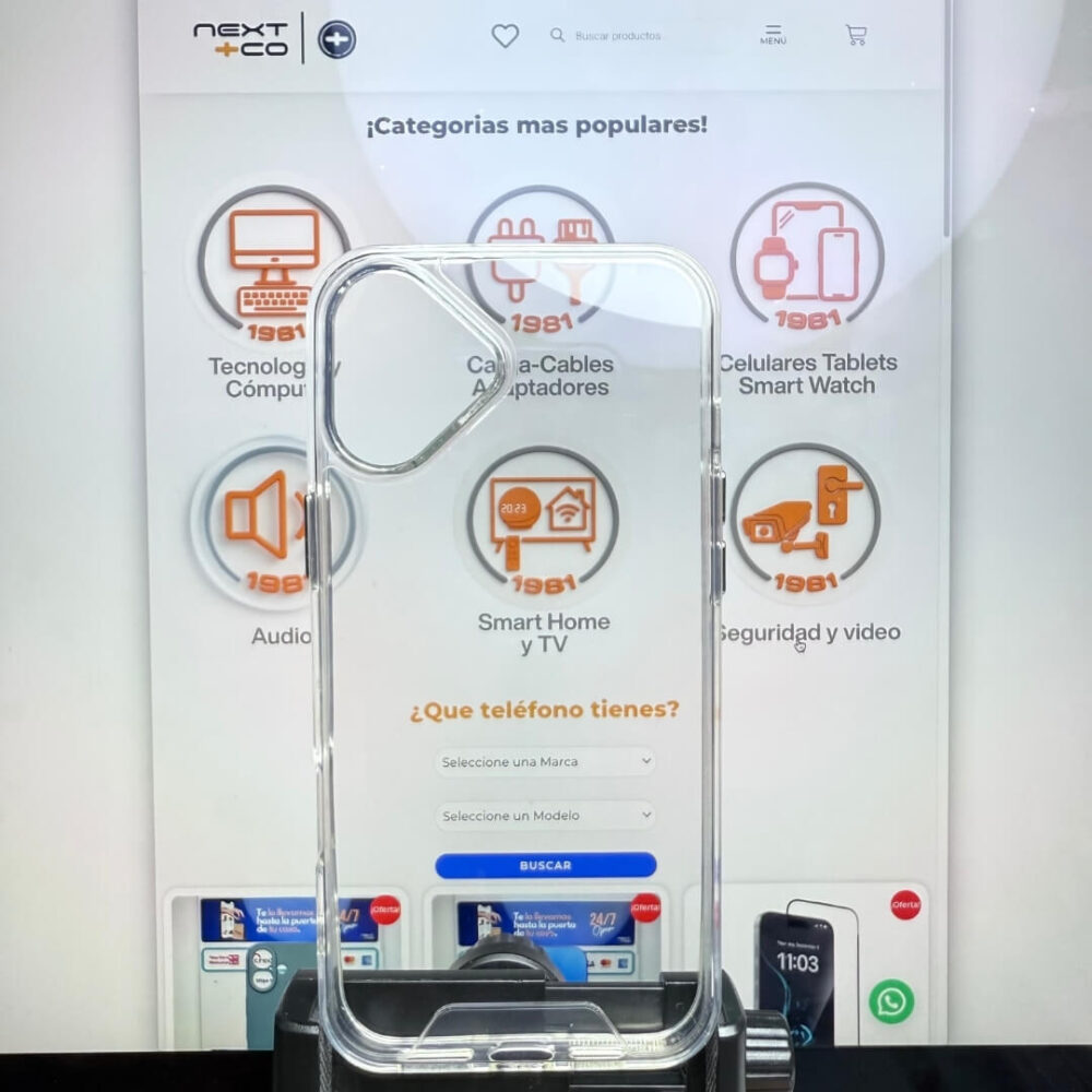 Estuche Transparente Space Iphone 16 Plus