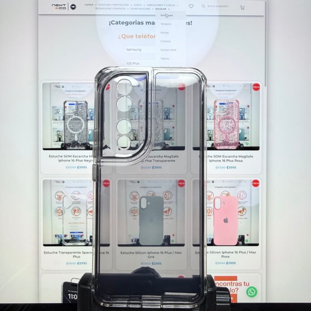 Estuche Space Cristal Honor 90 Negro