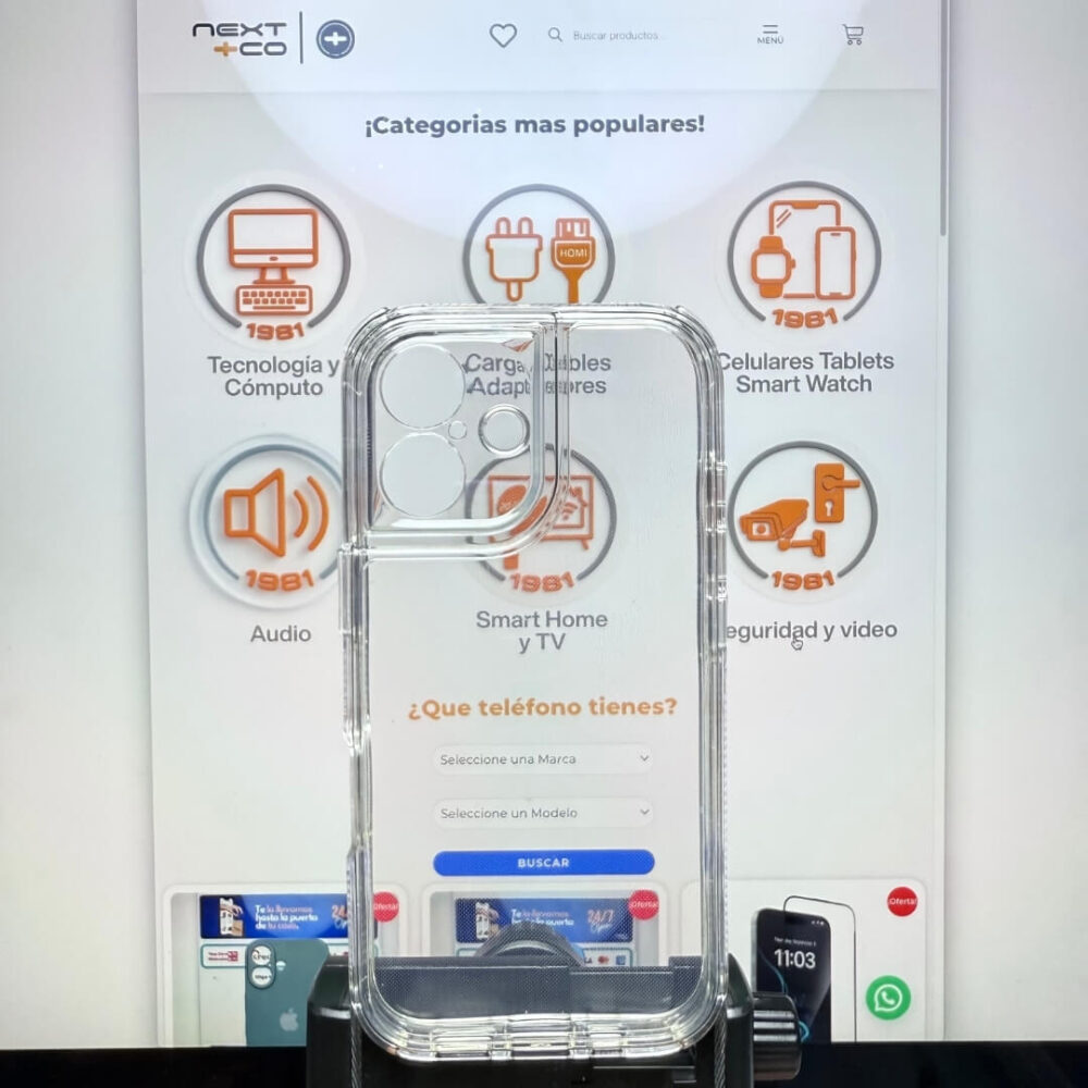 Estuche Space Cristal Iphone 16 Transparente