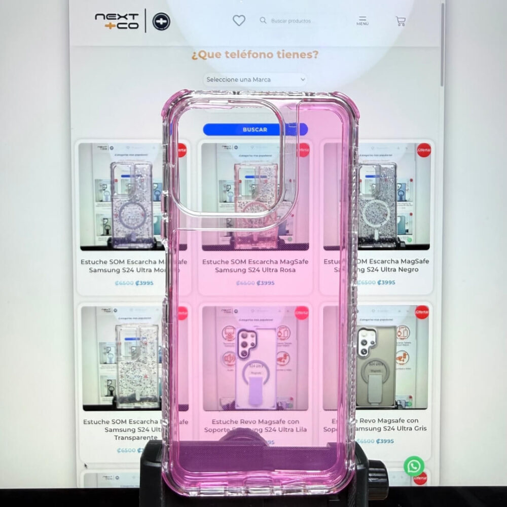 Estuche Space 3 en 1 Honor X7C Rosa