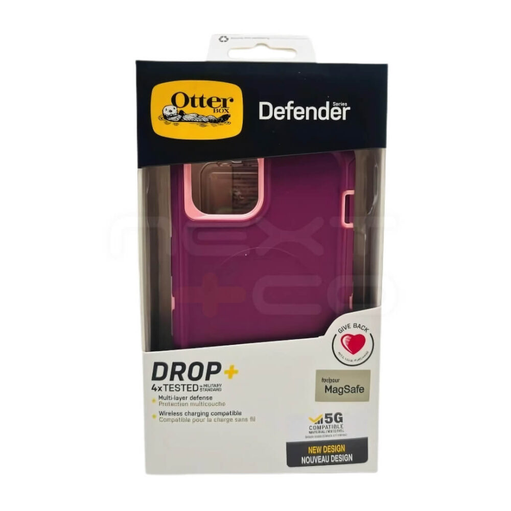 Estuche Box Defender Pro con Magsafe Iphone 15 Vino