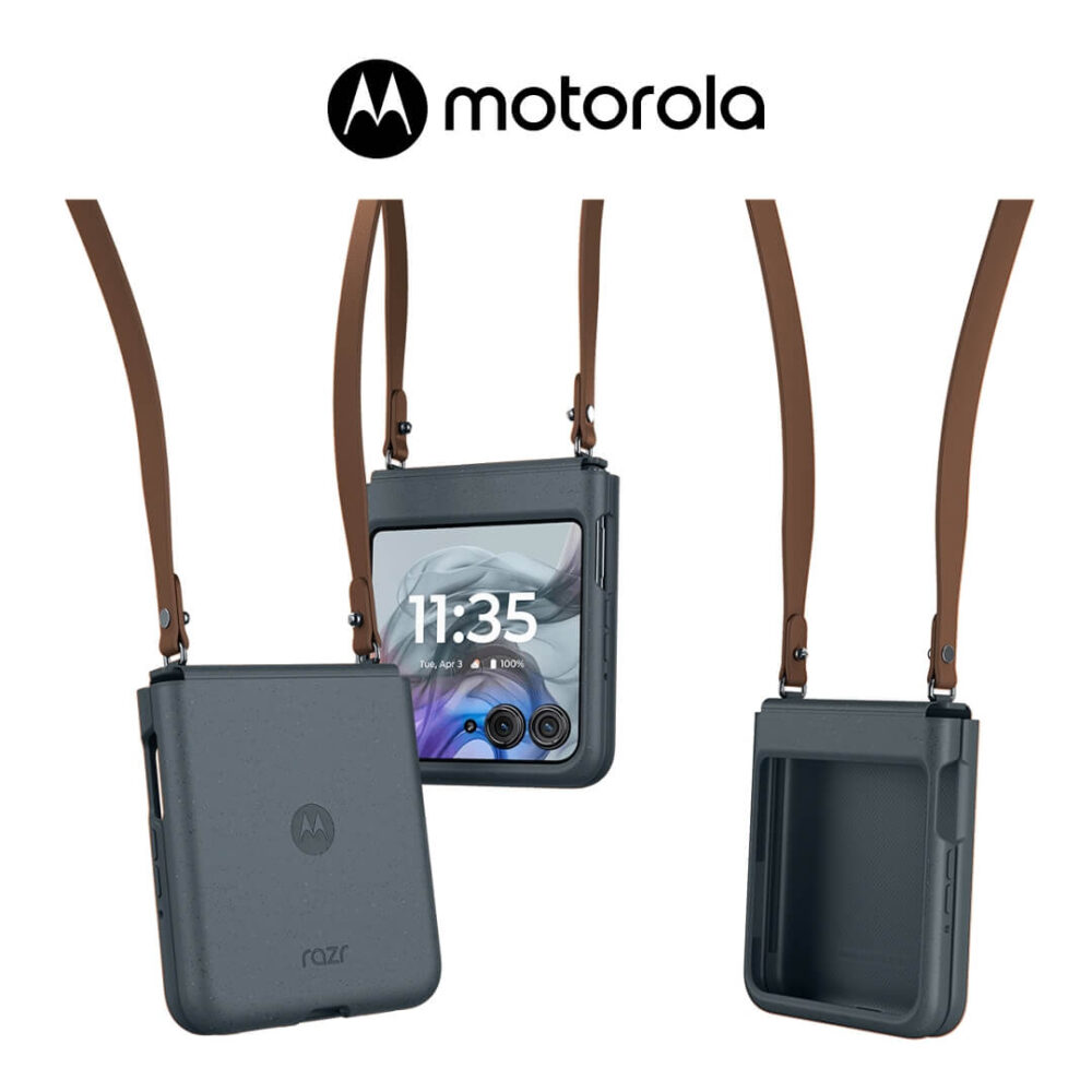 Estuche Original Motorola Razr 50 Gris Carbón