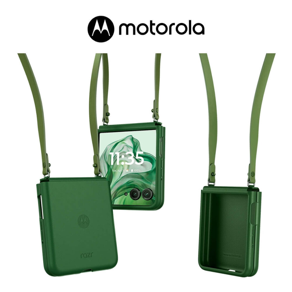 Estuche Original Motorola Razr 50 Ultra Verde Nori