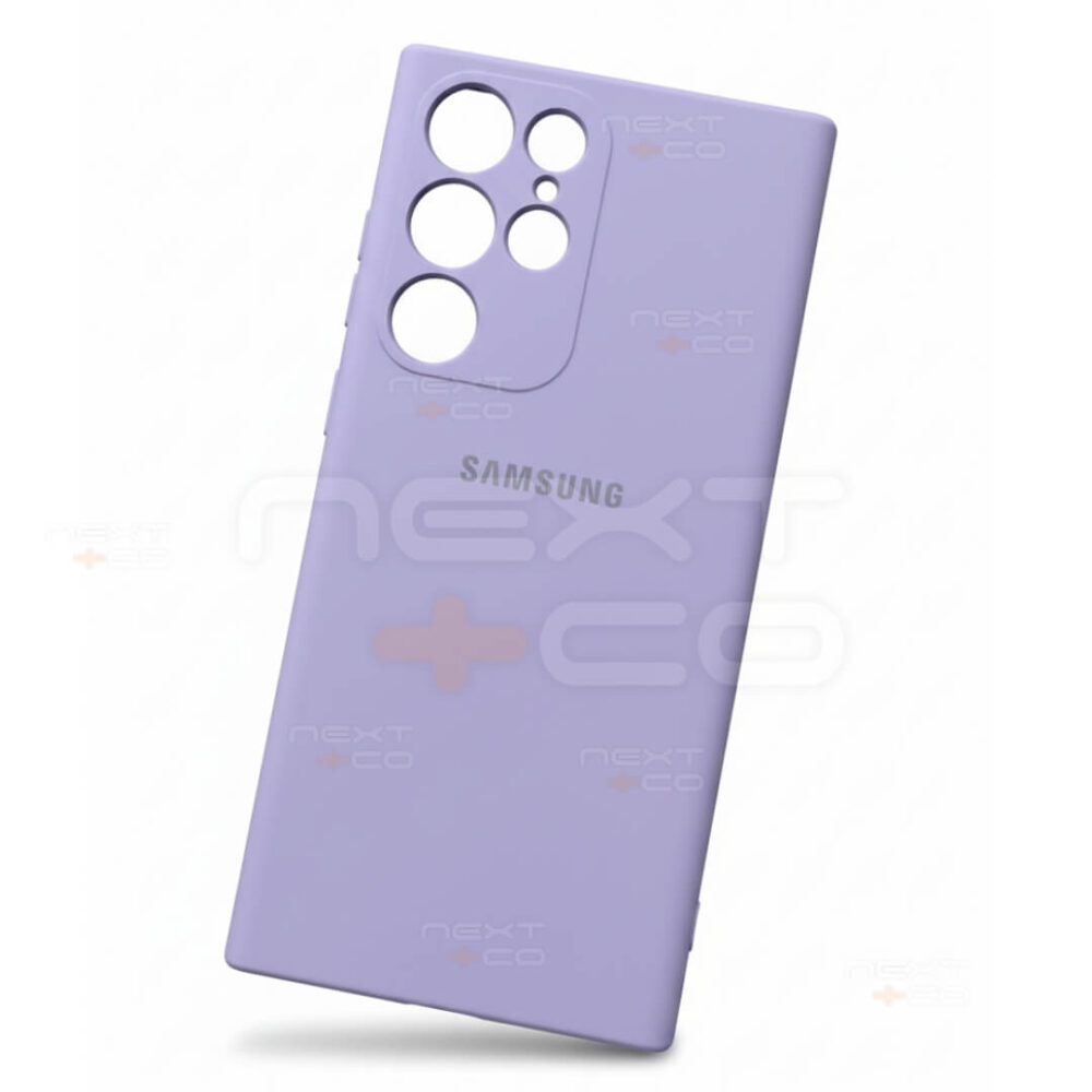 Estuche Silicon Samsung S22 Ultra Lila