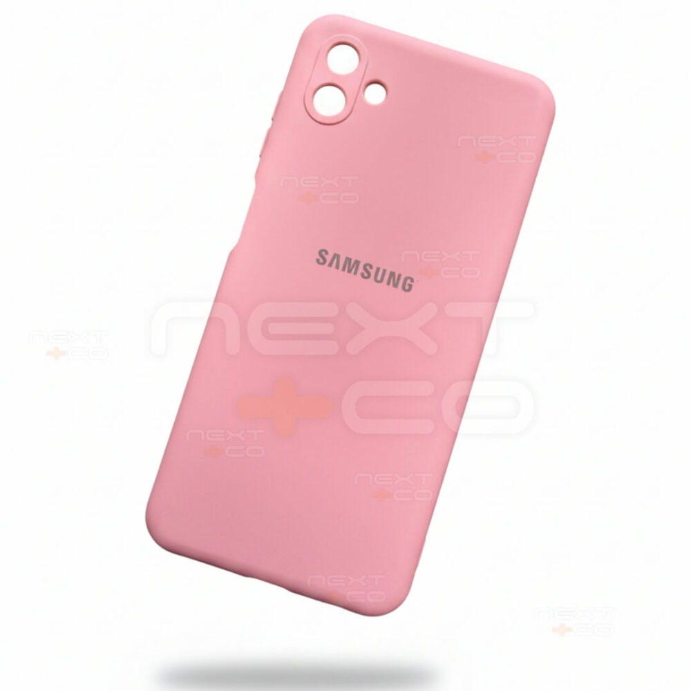Estuche Silicon Samsung A04 Rosado