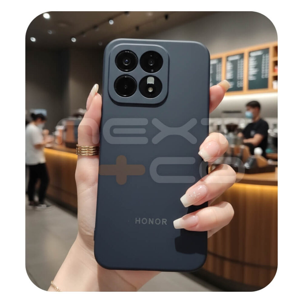 Estuche Silicon Honor X8C Azul Oscuro