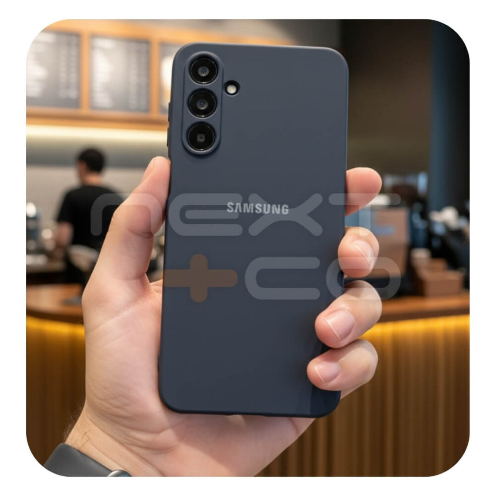 Estuche Silicon Samsung A16 Azul Oscuro