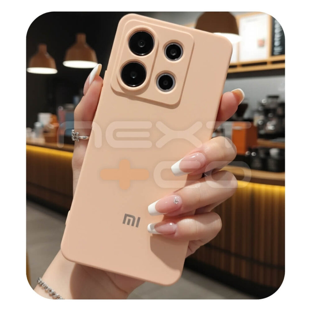 Estuche Silicon Xiaomi Poco X6 Durazno