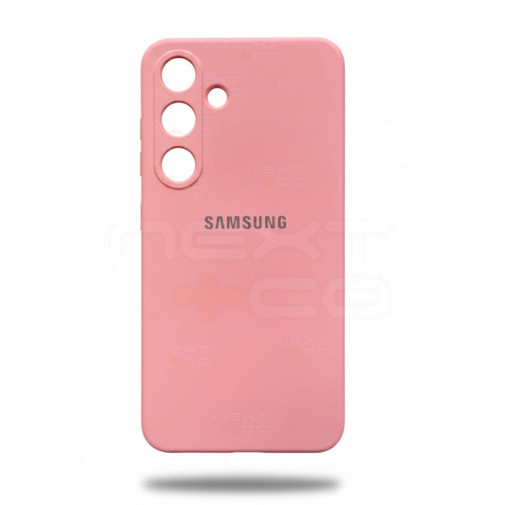 Estuche Silicon Samsung S24 Rosa