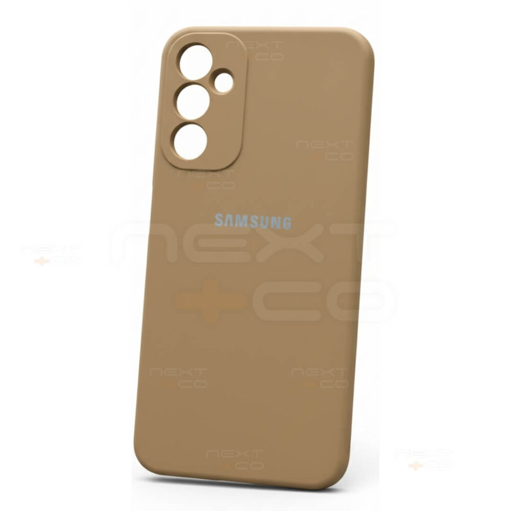 Estuche Silicon Samsung A14 Cafe