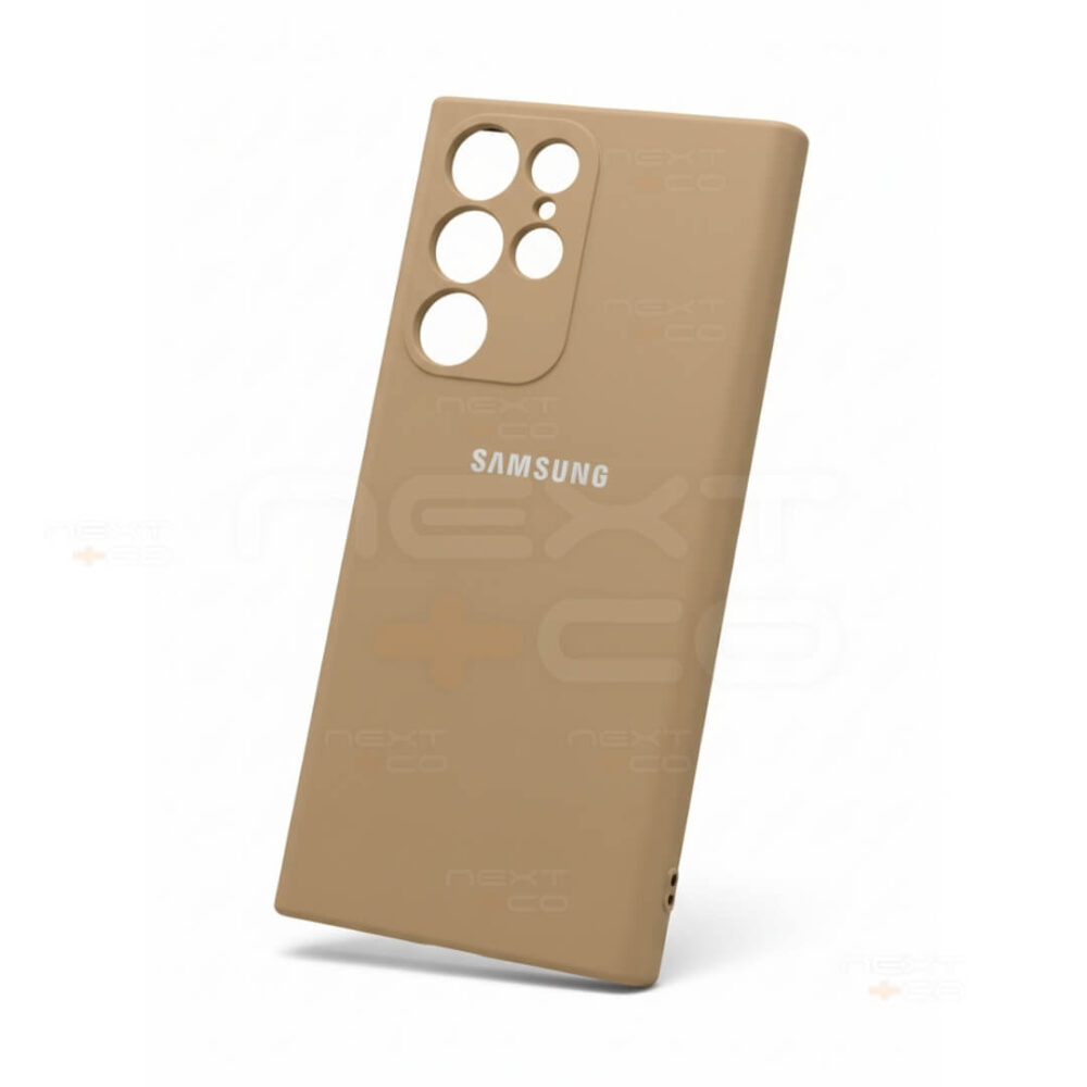 Estuche Silicon Samsung S22 Ultra Cafe