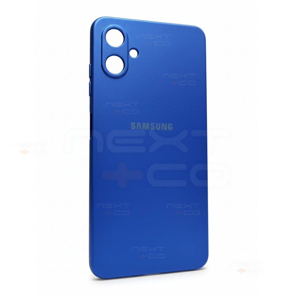 Estuche Silicon Samsung A06 Azul Metalico