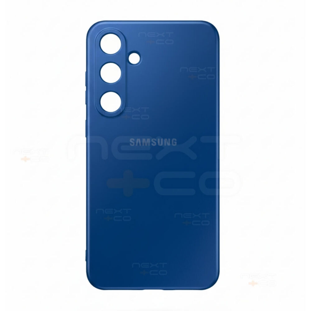 Estuche Silicon Samsung S24 Plus Azul Metalico