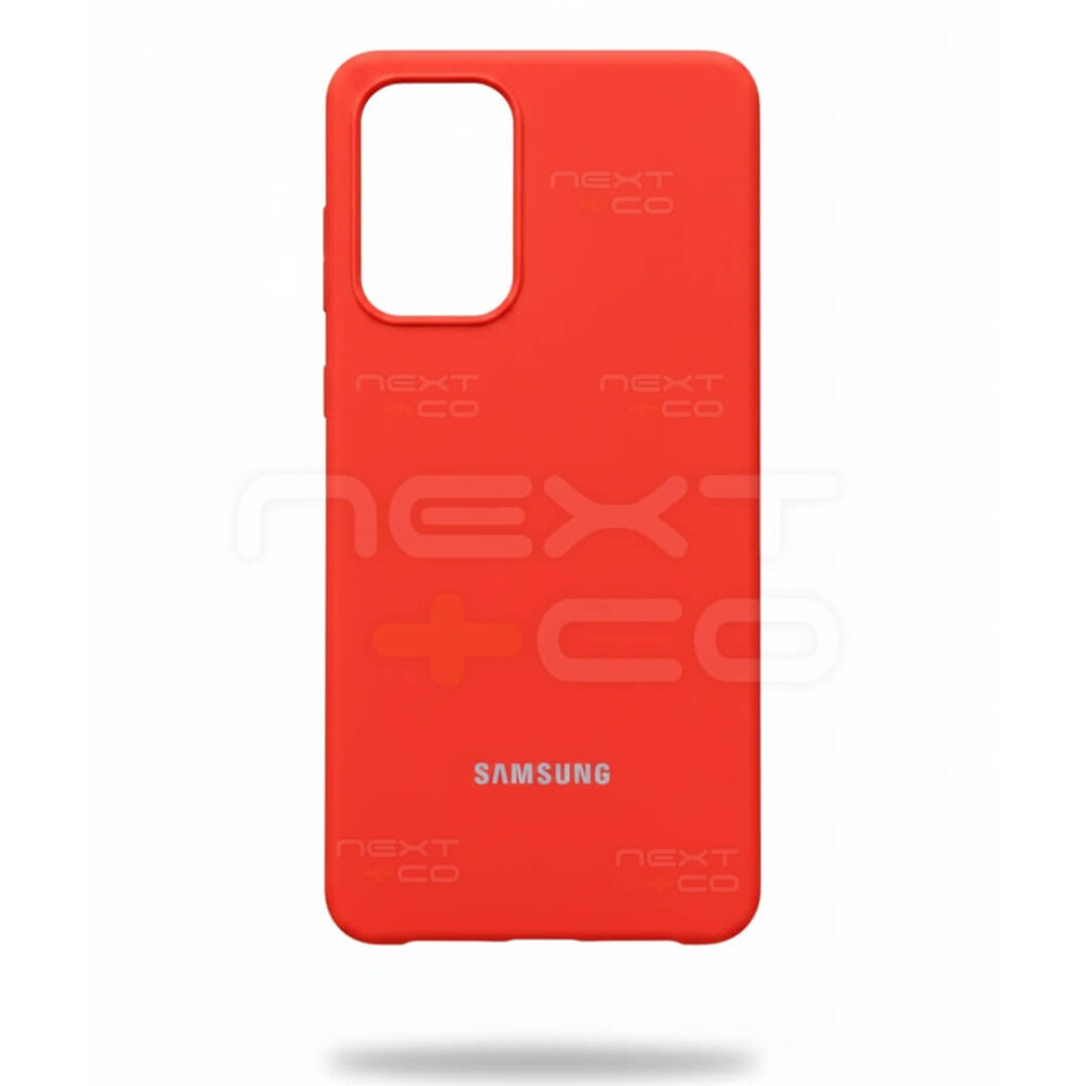 Estuche Silicon Samsung A73 Rojo