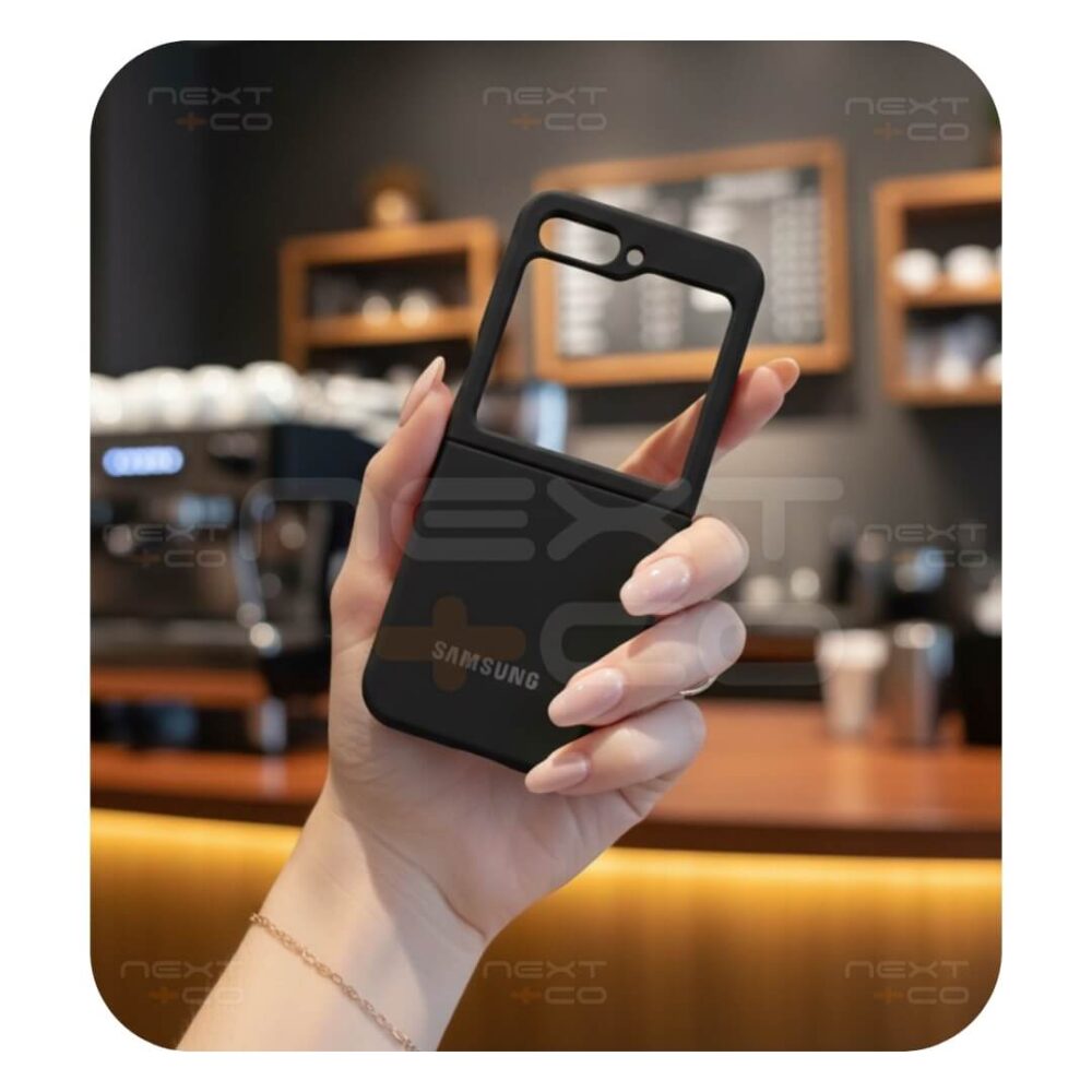 Estuche Silicon Samsung Z Flip 6 / Z Flip 5 Negro