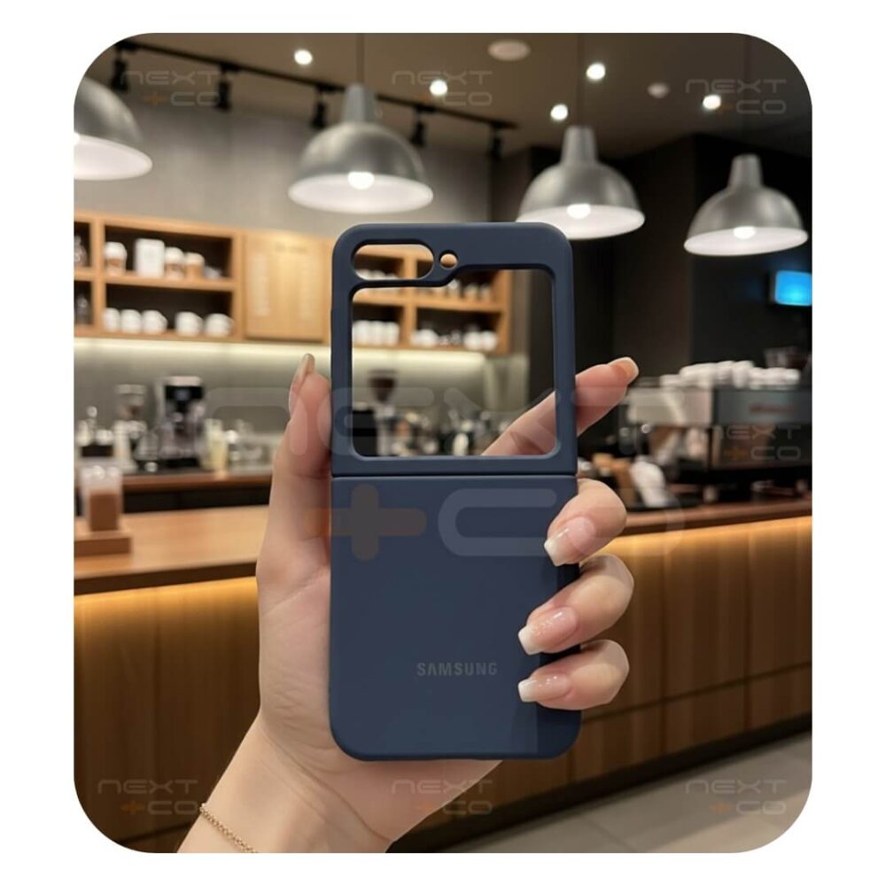 Estuche Silicon Samsung Z Flip 6 / Z Flip 5 Azul
