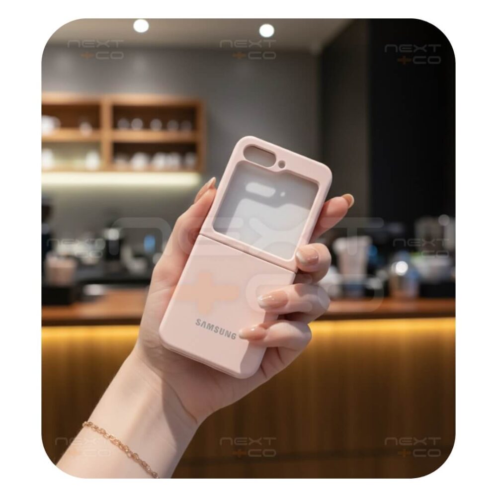 Estuche Silicon Samsung Z Flip 6 / Z Flip 5 Palo Rosa