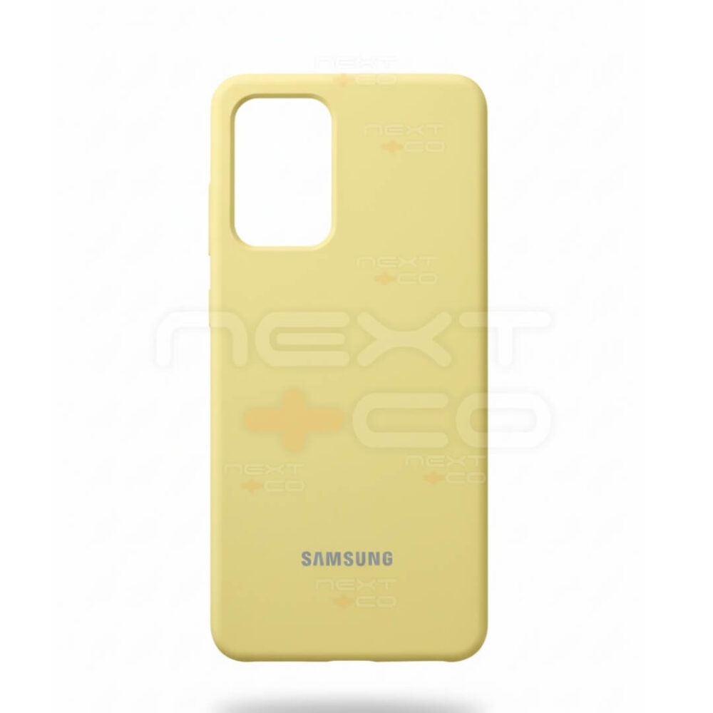 Estuche Silicon Samsung A52 Amarillo