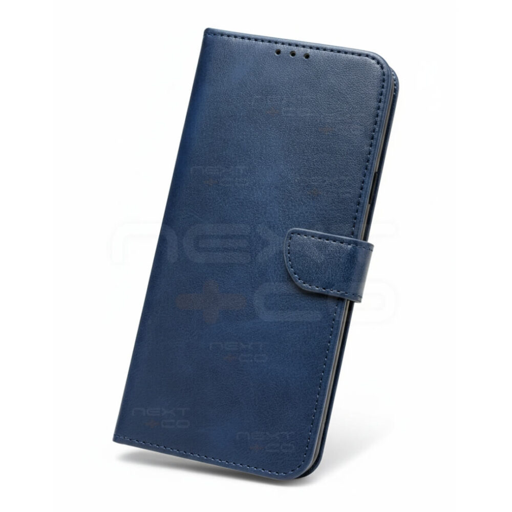 Estuche Agenda Cuero Redmi Note 14C Azul
