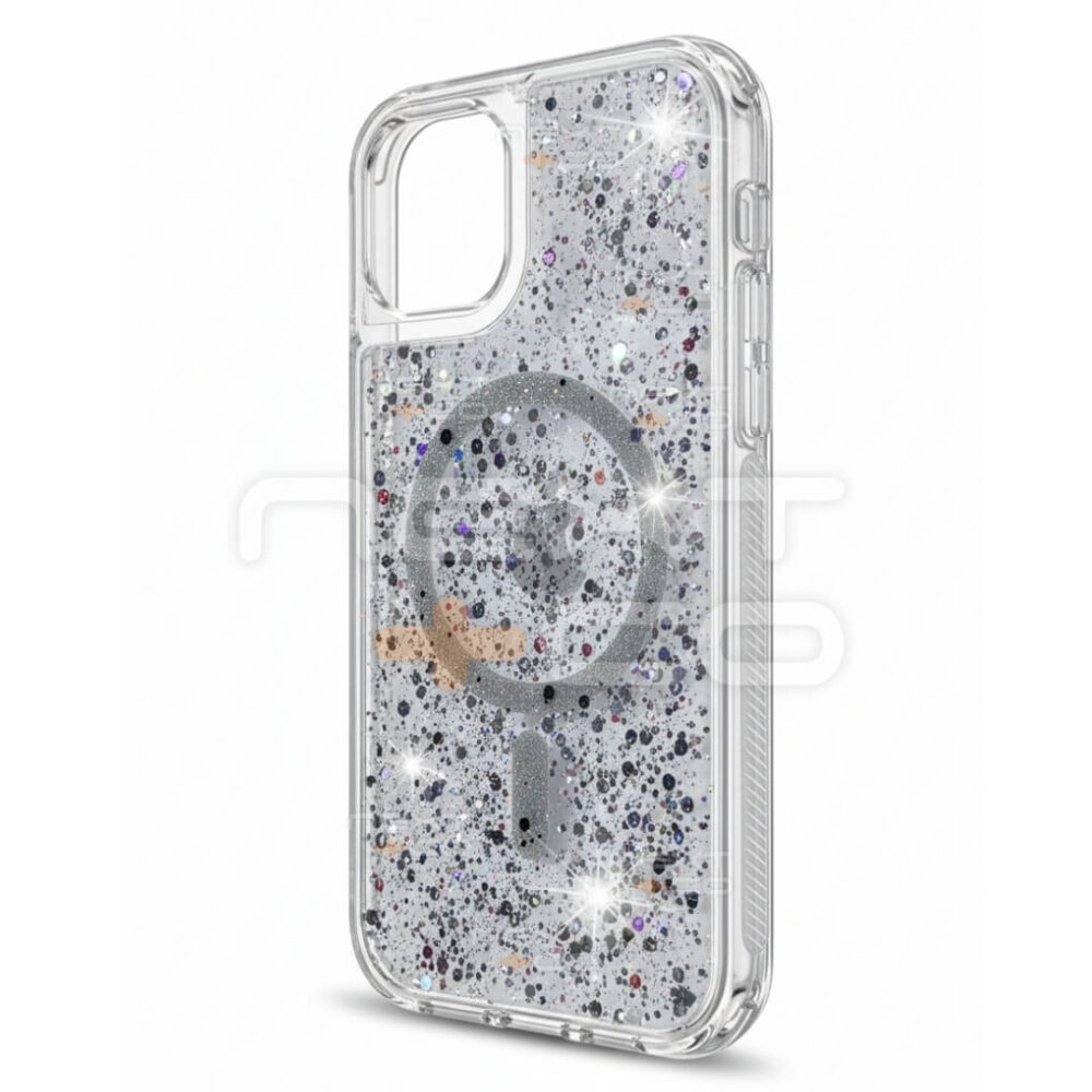 Estuche SOM Escarcha MagSafe Iphone 11 Transparente