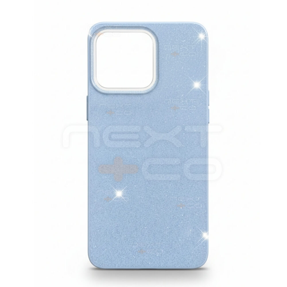 Estuche Escarcha Fashion Motorola G15/G05/E15 Celeste