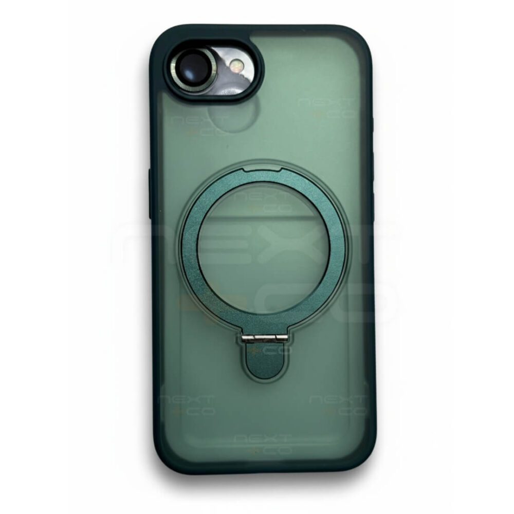 Estuche Revo Magsafe con lentes Iphone 16e Verde Oscuro